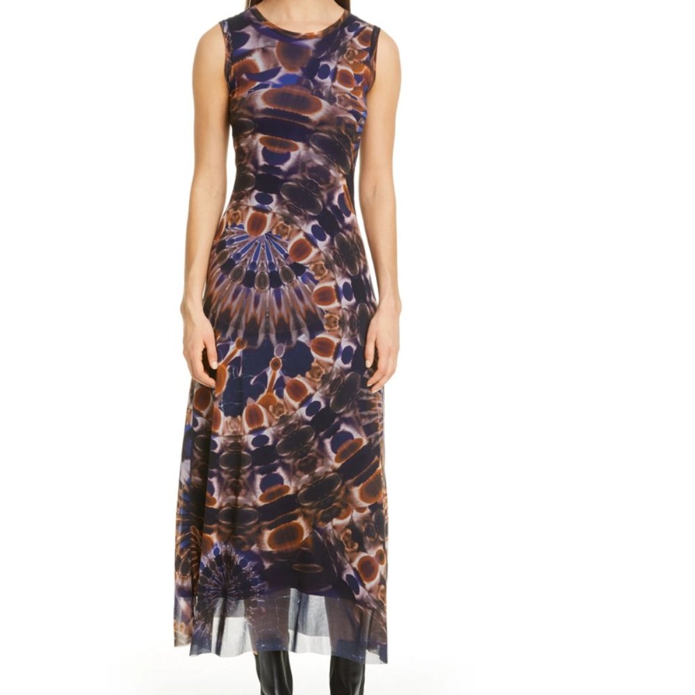 Fuzzi Maxi Dress Tie Dye  L